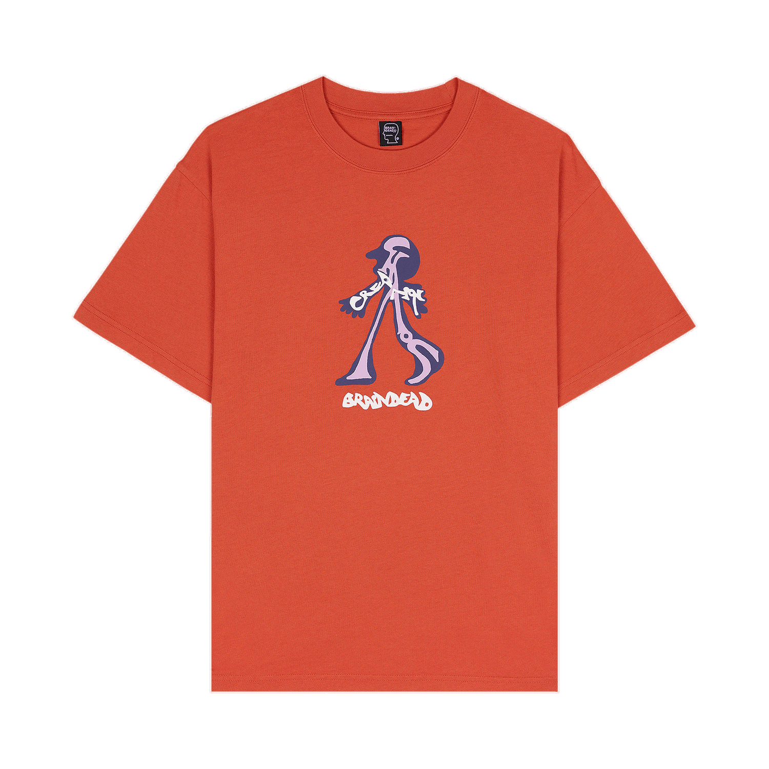 T-shirt Brain Dead Creeper T-Shirt Orange | BDW22T00002562BR01, 0