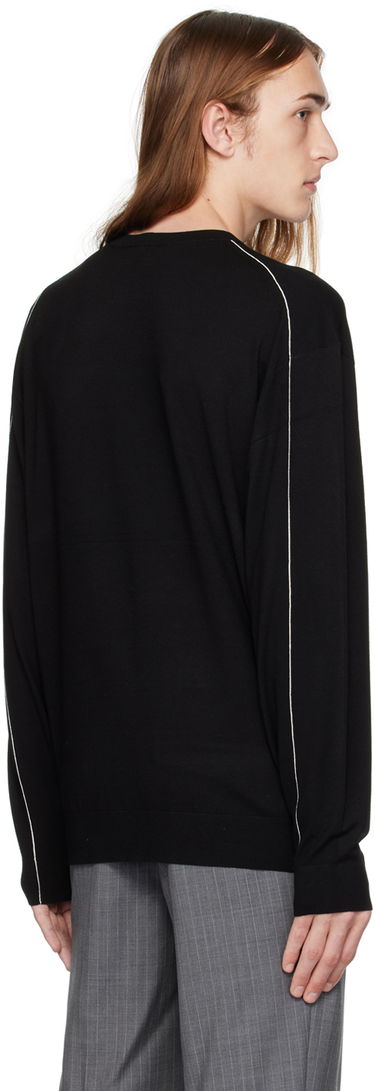 Sweater Helmut Lang Helmut Lang Seamed Sweater Sort | N09HM705, 2