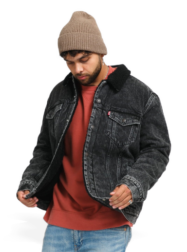 Jakke Levi's Type 3 Sherpa Trucker roadster Sort | 16365-0129