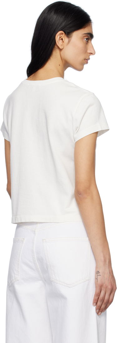 T-shirt AGOLDE Shrunken T-shirt Hvid | A7180-1507, 2