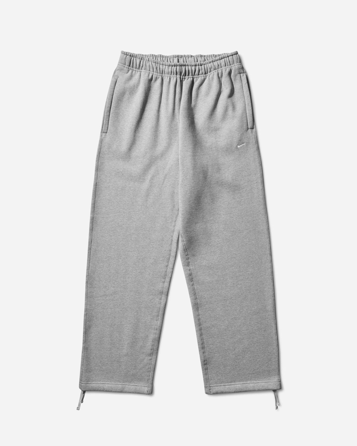 Joggingbukser Nike Solo Swoosh Open Hem Fleece Sweatpants Grå | HV1090-063, 1