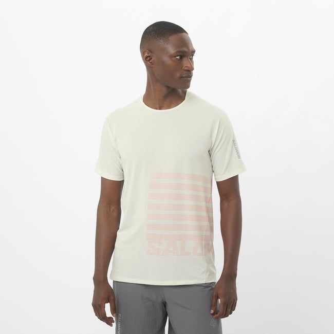 T-shirt Salomon Sense Aero Graphic T-Shirt Hvid | LC2694600, 0