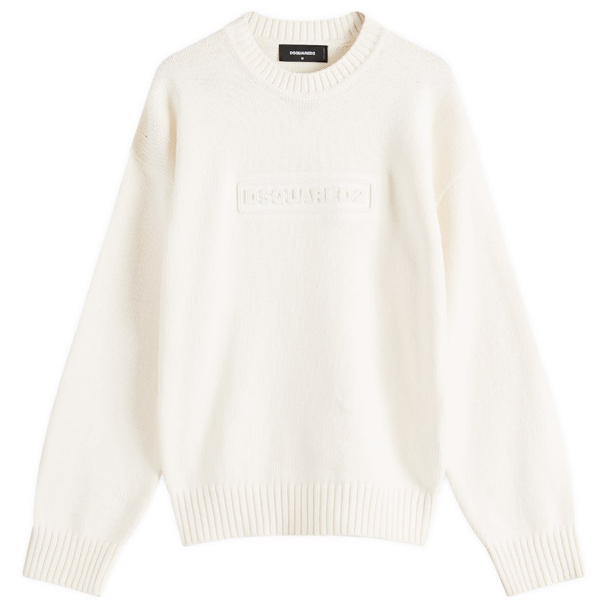 Sweater DSQUARED2 Dsquared2 Crewneck Pullover, Size Large Hvid | S74HA1475-D13029-103, 1