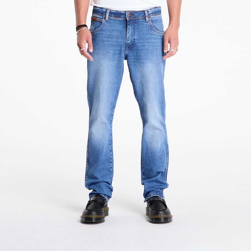 Jeans Wrangler Texas Slim Prairie Blue Blå | 112356813
