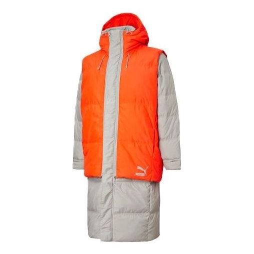 Parka Puma Layered Down Jacket Grå | 598317-84, 0