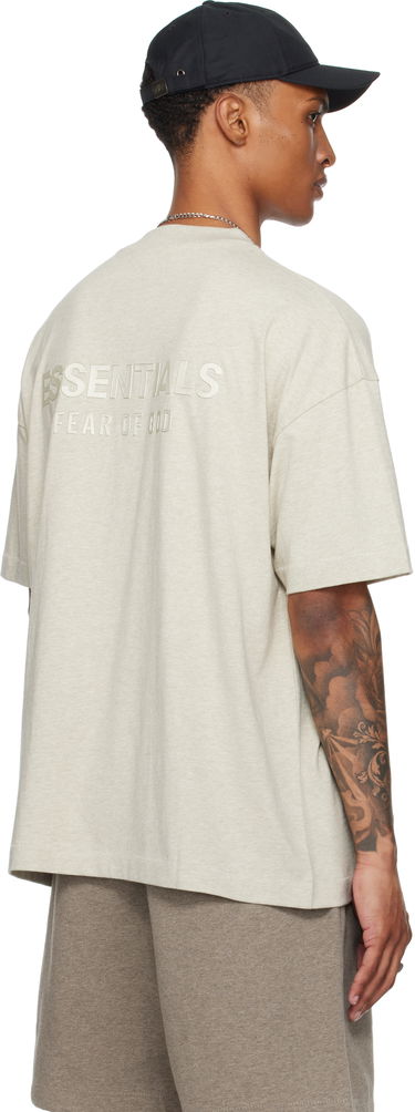 T-shirt Fear of God Fear of God ESSENTIALS Classic Fit T-Shirt Beige | 125SP254192F, 2