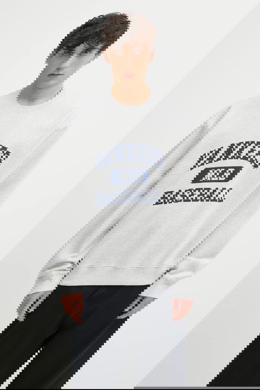 Sweatshirt Sporty & Rich Yankees MLB Baseball Ivy Crewneck Sweatshirt Grå | ST071623660GY03, 0