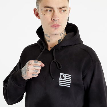 Sweatshirt Carhartt WIP Chromo Sweat Hoodie Sort | I031405.1K5XX, 1