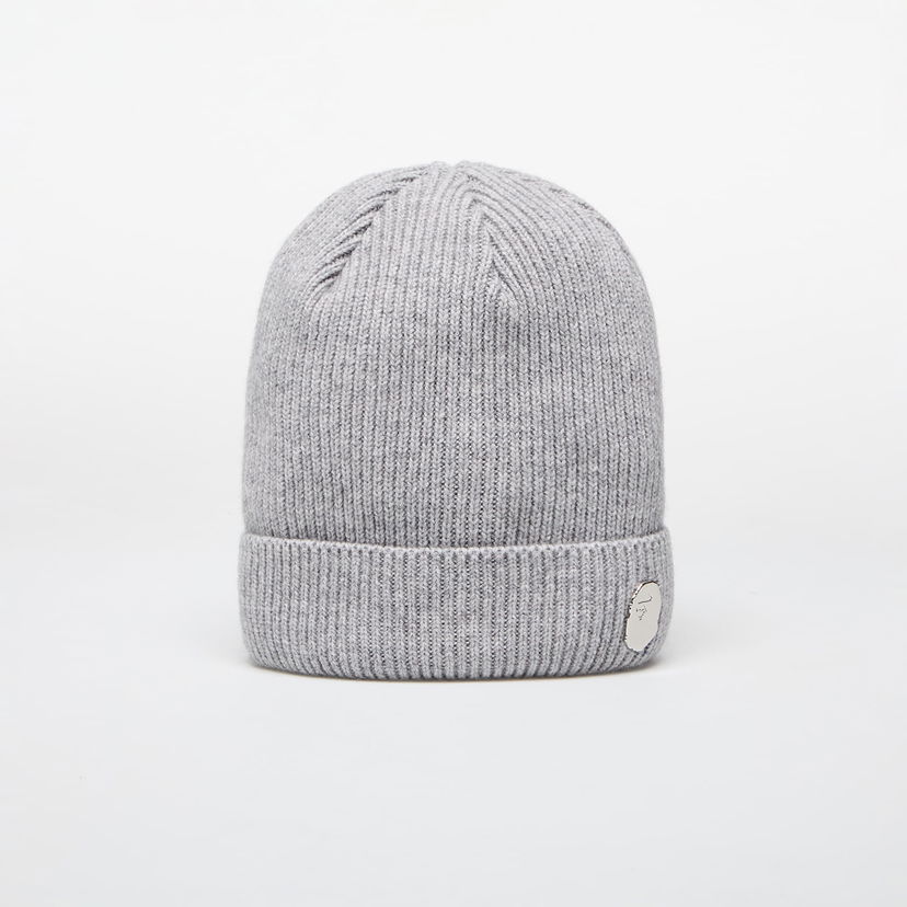 Beanie BAPE A BATHING APE One Point Knit Cap Grå | 001HTK801304M GRA