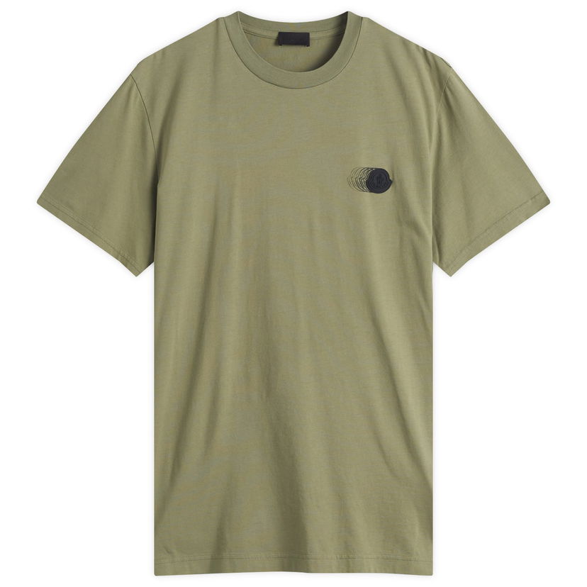 T-shirt Moncler Men's Swoosh Logo Cotton Jersey T-Shirt Size X-Small by Moncler Grøn | 8C000-28-89A17-82G