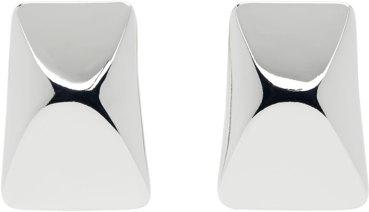 Øreringe Anine Bing ANINE BING Curved Rectangle Earrings Metalisk | A-15-10734-SLV1, 0