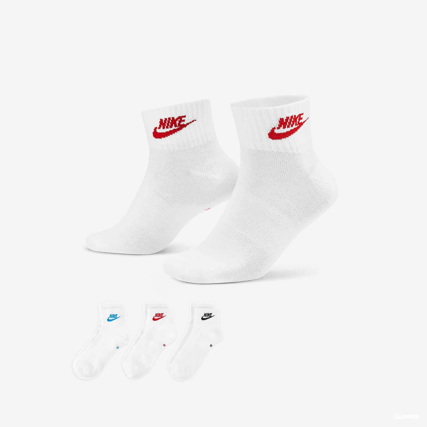 Sokker Nike Everyday Essential Ankle Socks 3 Pack Hvid | DX5074-911, 1
