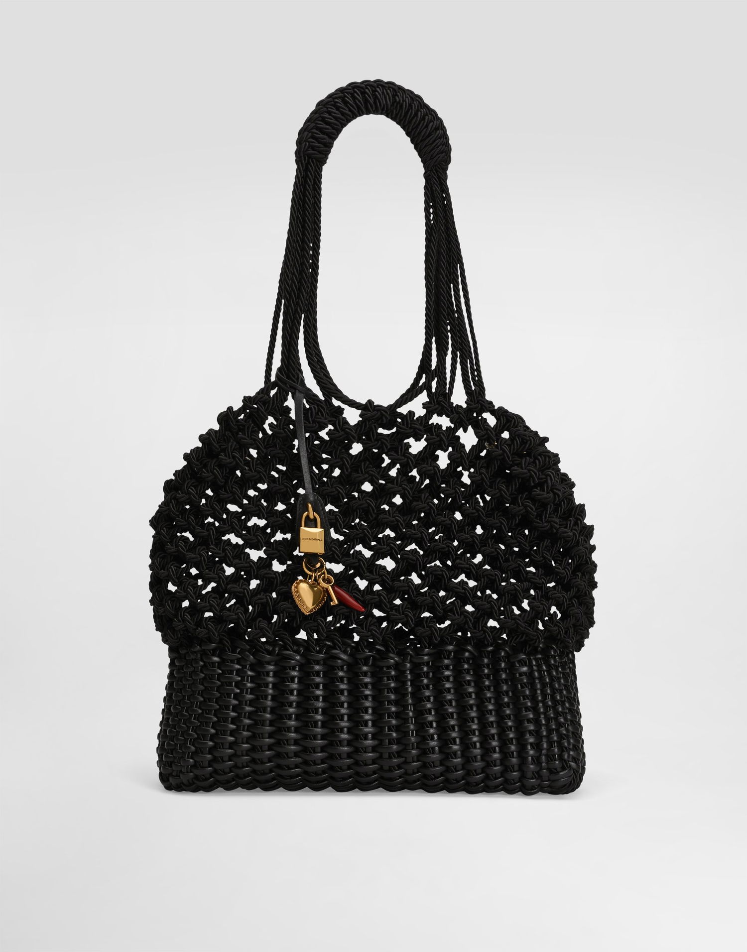 Mulepose Dolce & Gabbana Dolce & Gabbana Carla Knotted Shopper Tote Sort | BB7755A6M238B956, 0