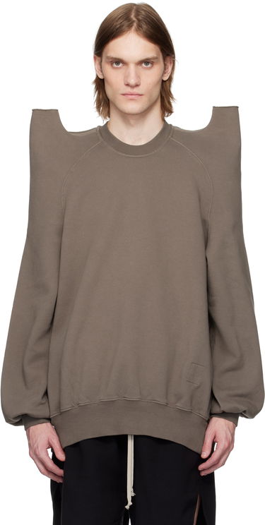 Sweater Rick Owens Rick Owens DRKSHDW Hollywood Tecsweat Sweatshirt Brun | DU01E3272 F, 0