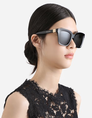 Solbriller Dolce & Gabbana Dolce & Gabbana DG Hinge Sunglasses Sort | VG4498VP1879V000, 1