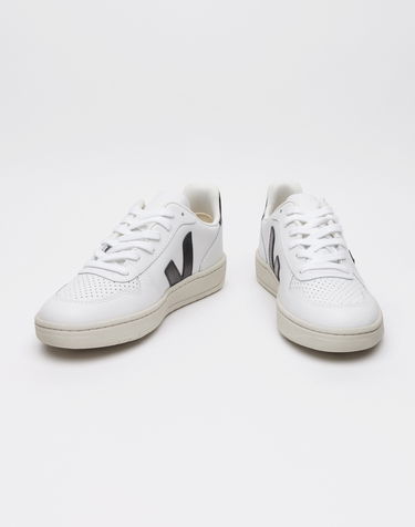 Sneakers og sko Veja V-10 Leather Extra Hvid | VX020005, 3