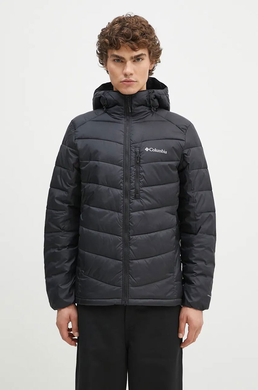 Puffer jakke Columbia Puffer Jacket Sort | 2085294
