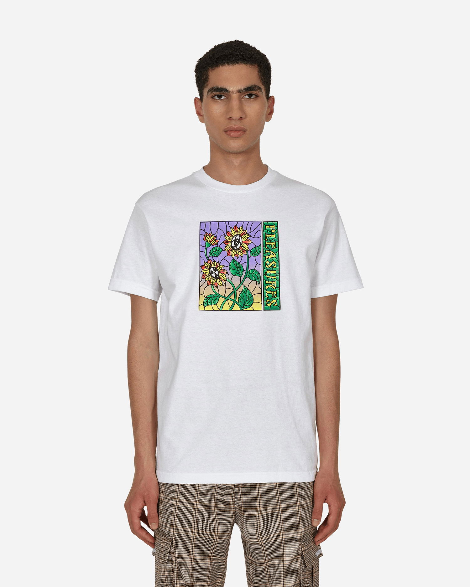 T-shirt Pleasures Glass T-Shirt Hvid | P22F060 WHITE, 0