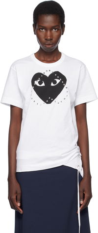 PLAY Stud Print Heart T-Shirt