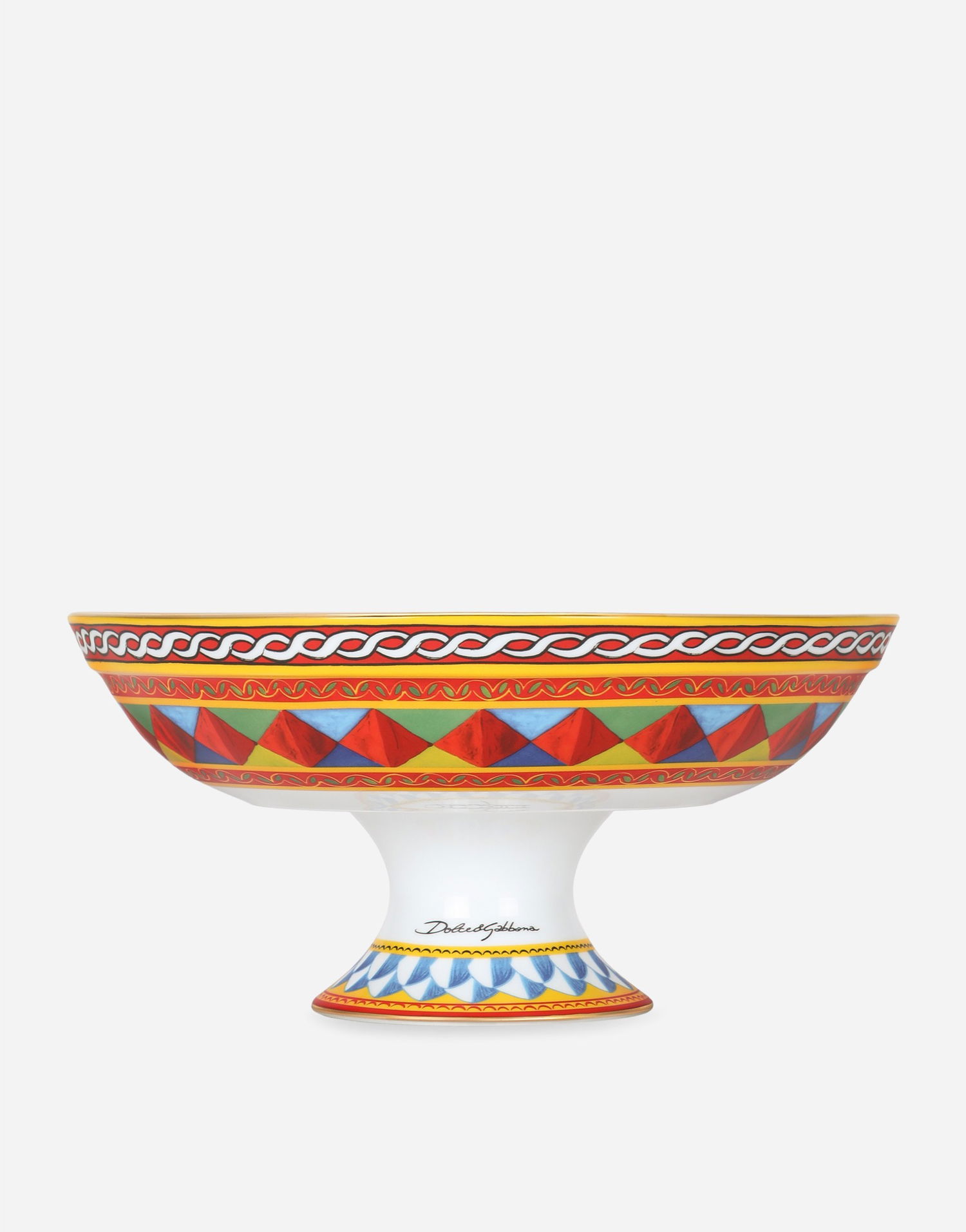 Home decor Dolce & Gabbana Dolce & Gabbana Porcelain Fruit Bowl Flerfarvet | TCC193TCAMSUC032, 0
