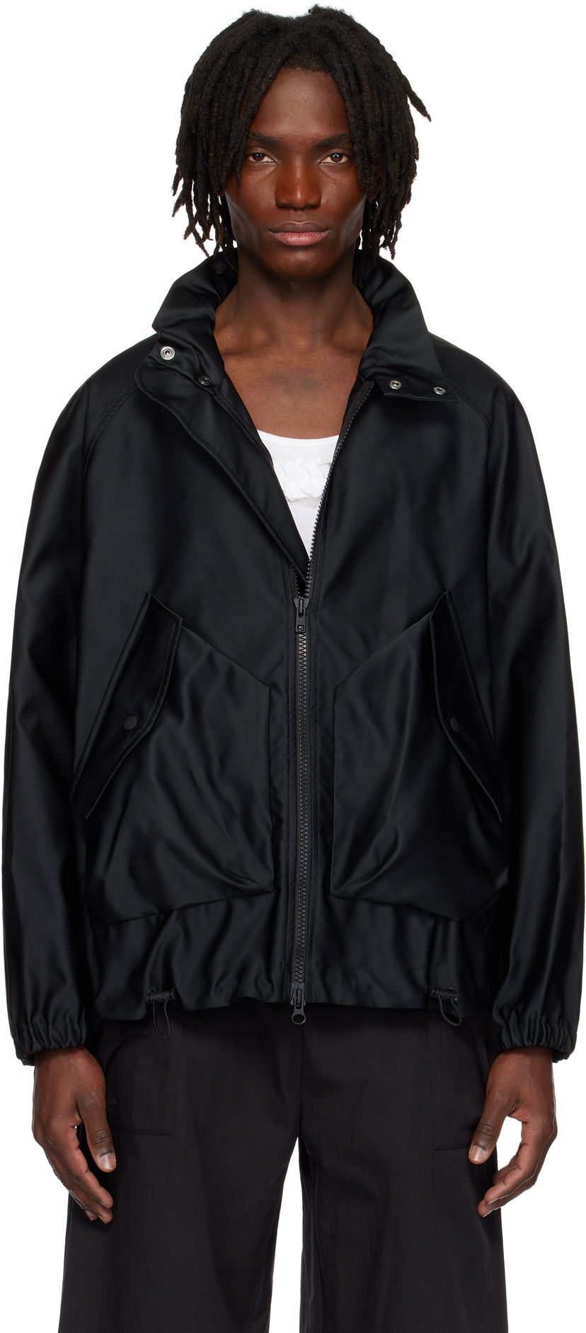Jakke Simone Rocha Simone Rocha Harrington Jacket Sort | 6121 1221