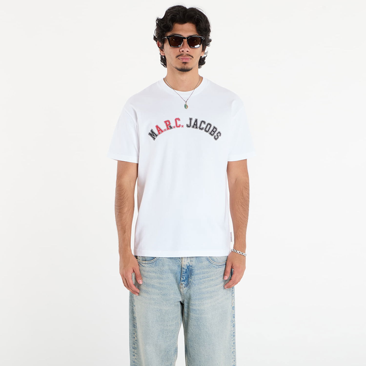 T-shirt A.P.C. A.P.C. x Marc Jacobs Boxy Fit T-Shirt XXL Hvid | COHKS-H26554 AAB, 0