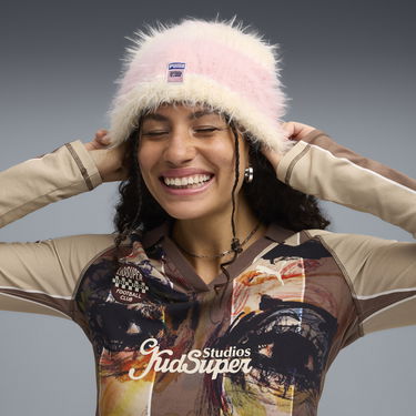 Beanie Puma PUMA x KIDSUPER Unisex Crown Beanie Lyserød | 026602_01, 1
