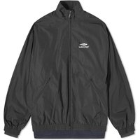 Jakke Balenciaga Runway Double Layer Patch Jacket Sort | 770500-TNQ25-1000, 1