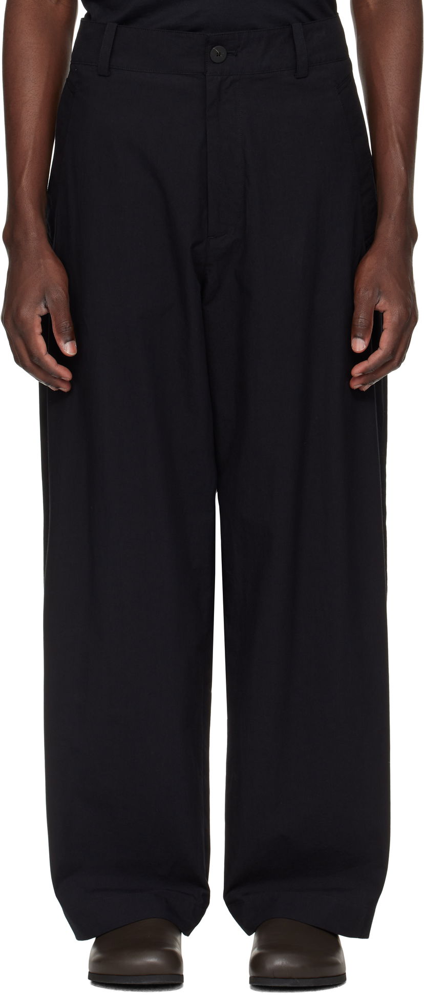 Bukser Studio Nicholson Mura Trousers Sort | MURA SNM - 1361