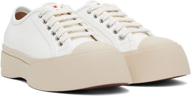 Skopleje Marni Marni Pablo Nappa Leather Hvid | SNZW003020 P7226, 3