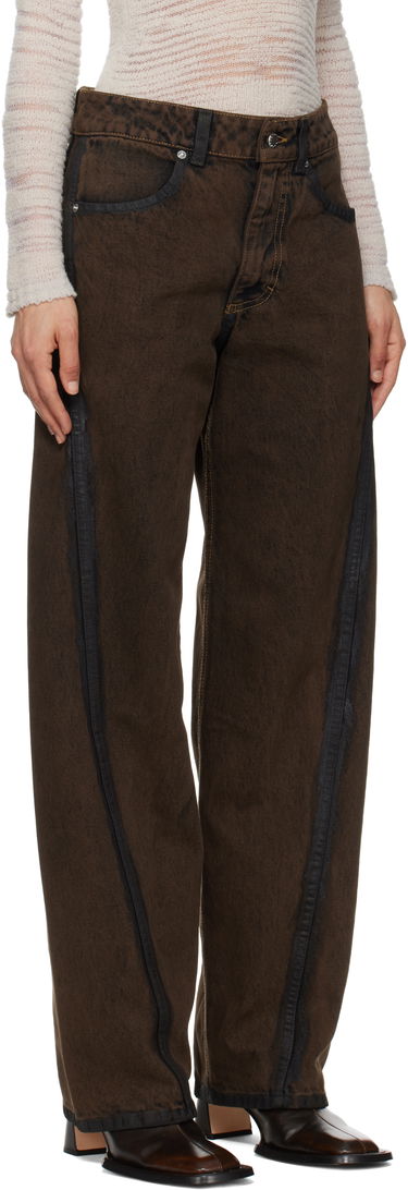 Jeans Eckhaus Latta Eckhaus Latta Bend Jeans Brun | 1225-EL-PS25-O -, 1