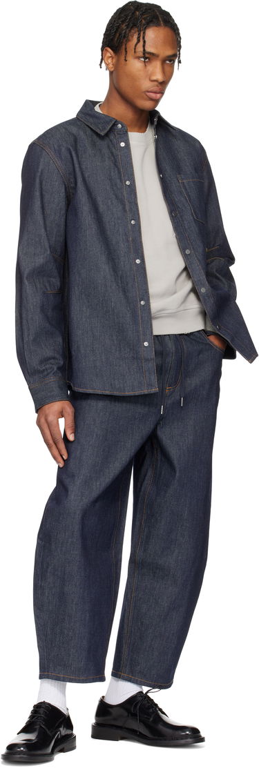 Skjorte Helmut Lang Helmut Lang Curved Classic Denim Shirt Blå | O09DM501, 3