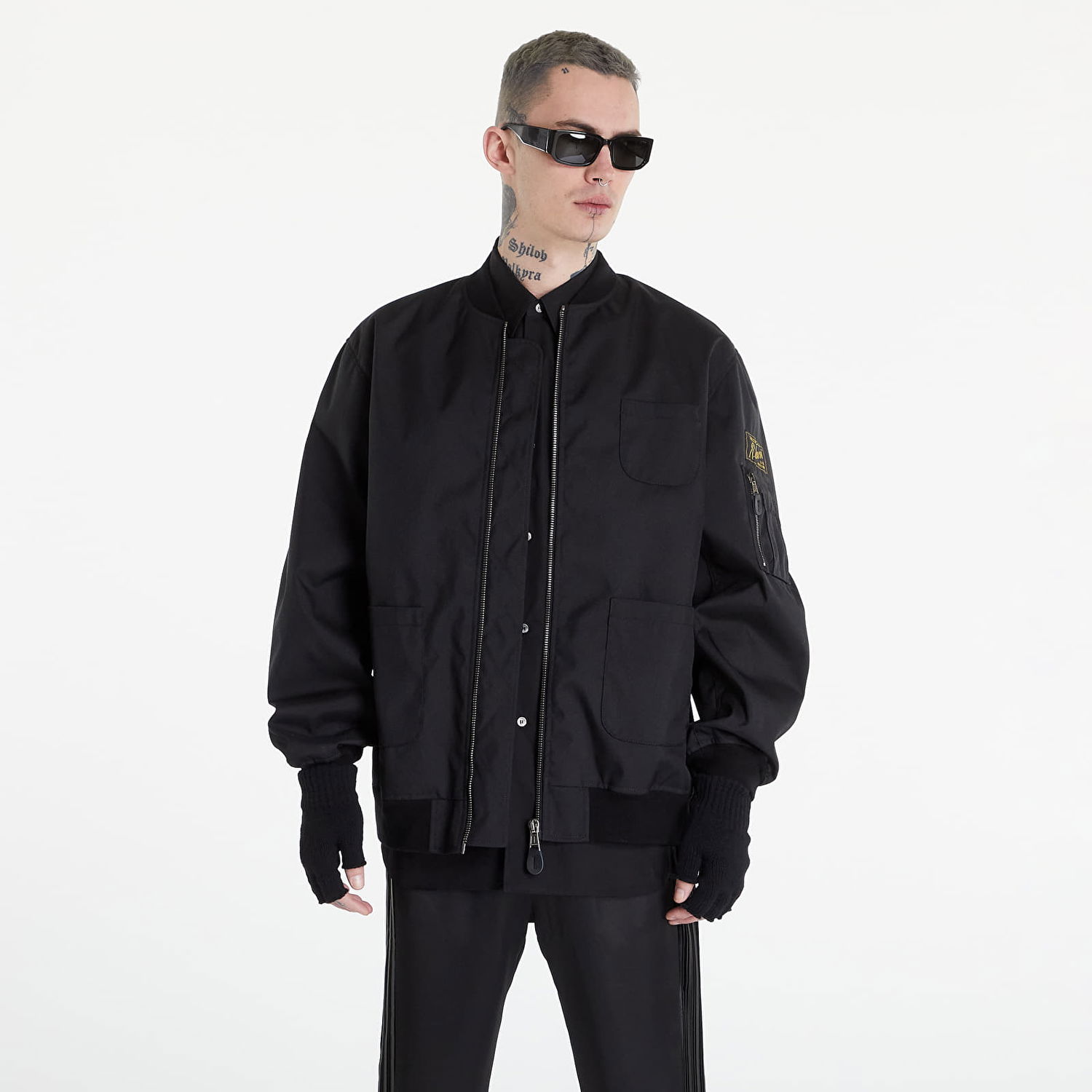 Bomberjakke RAF SIMONS School Uniform Bomber Echodomer Sort | 221-623B-30000-0099, 0