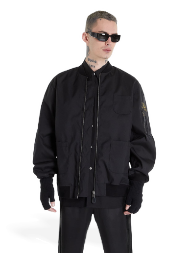 Bomberjakke RAF SIMONS School Uniform Bomber Echodomer Sort | 221-623B-30000-0099