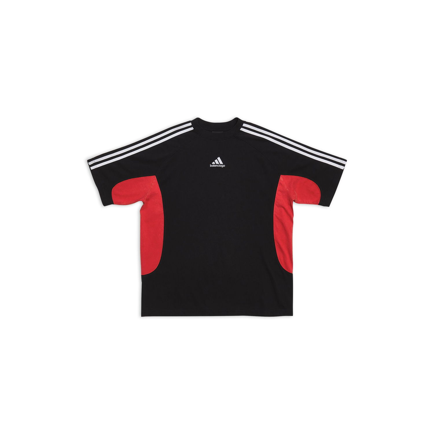 T-shirt Balenciaga adidas x T-Shirt Medium Fit Sort | 712401TNVA60100, 0
