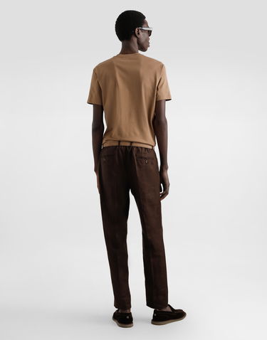 Bukser Dolce & Gabbana Dolce & Gabbana Linen Trousers 44 Brun | GV4EEZFU4JBM1213, 2