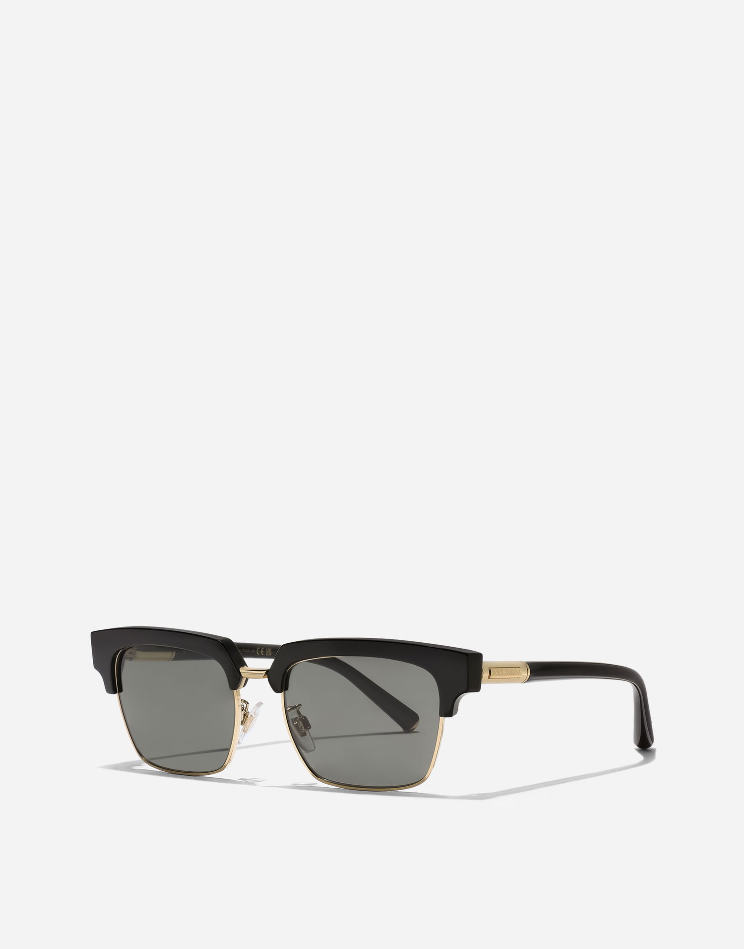 Solbriller Dolce & Gabbana Private Wardrobe Acetate Browline Sunglasses Sort | VG4522VP1879V000, 1