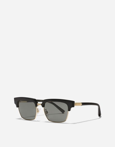 Solbriller Dolce & Gabbana Private Wardrobe Acetate Browline Sunglasses Sort | VG4522VP1879V000, 1