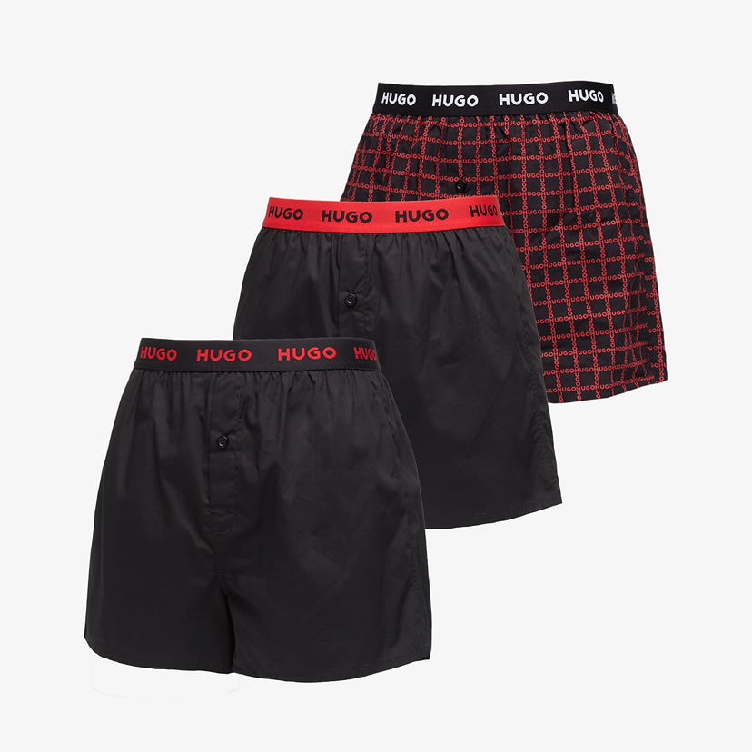 Boksere BOSS Hugo Woven Boxer 3-Pack Multicolor Flerfarvet | 50532565-962