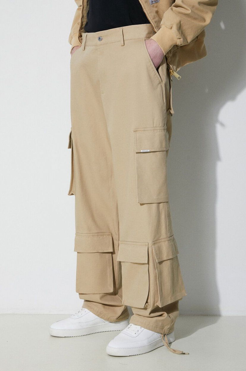 Cargo bukser Represent Clo Cargo Pants Baggy Beige | MLM521.494