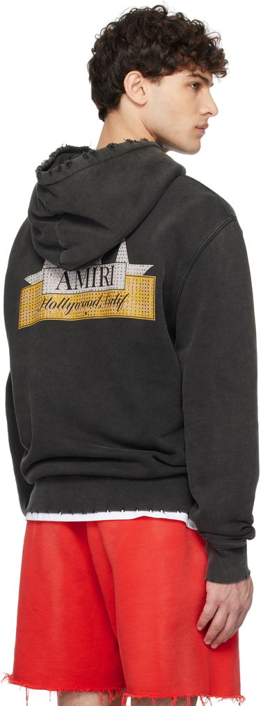 Sweatshirt AMIRI AMIRI Vintage Crystal Star Hoodie Sort | AMJYHD1095, 2