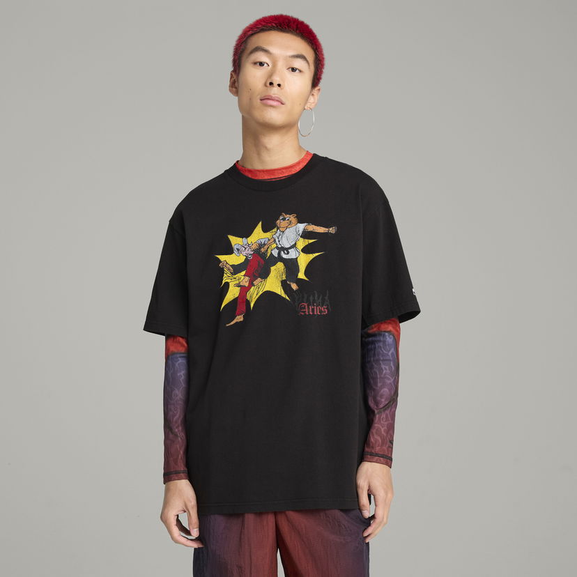 T-shirt Puma PUMA x ARIES Graphic T-Shirt Sort | 629495_01