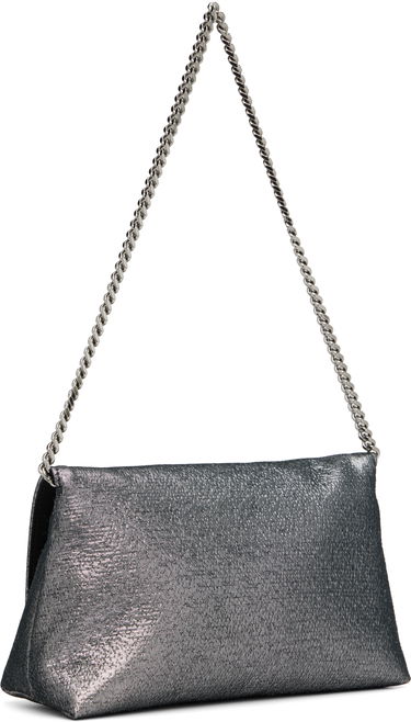 Håndtaske Tom Ford TOM FORD Mini Nobile Hammered-Effect Fabric Bag Metalisk | L1886-TSY054A, 2