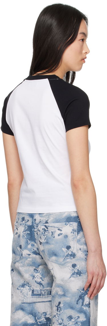 T-shirt Off-White Off-White Horse Billboard Raglan T-Shirt Hvid | OWAA137S25JER0010110, 2