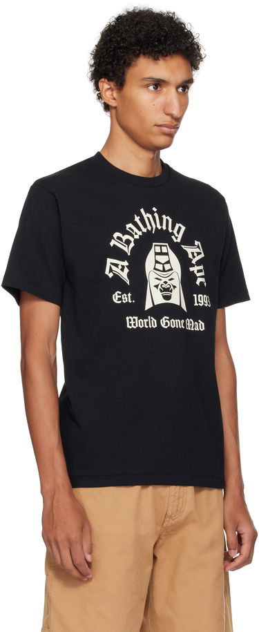 T-shirt BAPE Printed Mad General College T-Shirt Hvid | 001TEL301059M, 4