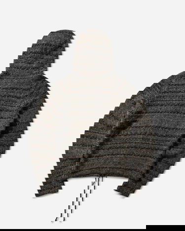 Sweatshirt ROA Fair Isle Felted Knit Zip-Up Hoodie Grøn | RBMW0520YA74 GRN0012, 0