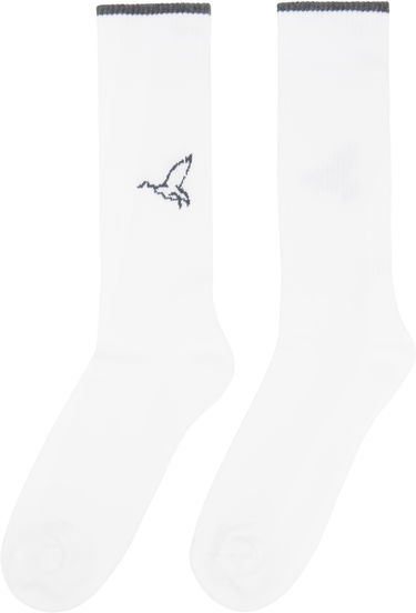 Sokker Thom Browne Thom Browne Geese Icon Socks Hvid | MAS206A-Y3022, 1