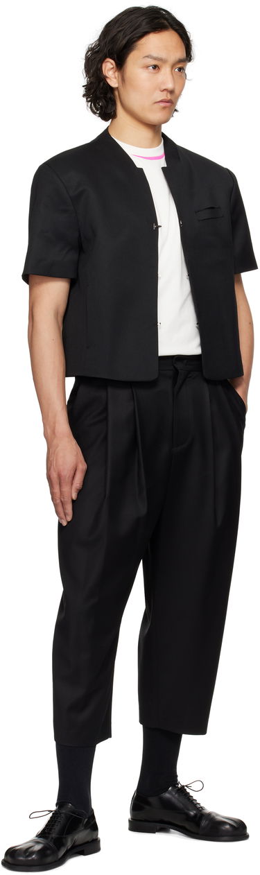 Jakke ADER ERROR ADER error Set-Up Short Sleeve Blazer Sort | BO01SSBZ0206BK, 3