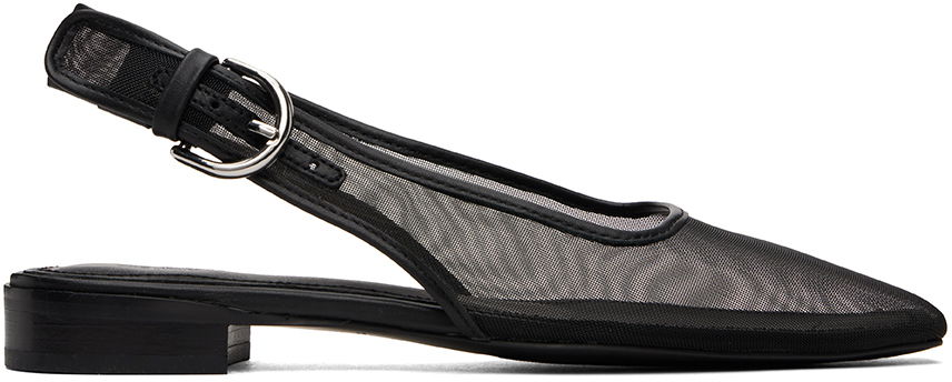 Tøj rag & bone rag & bone Astra Slingback Ballerina Flats Sort | WFF24PF028MS28, 0