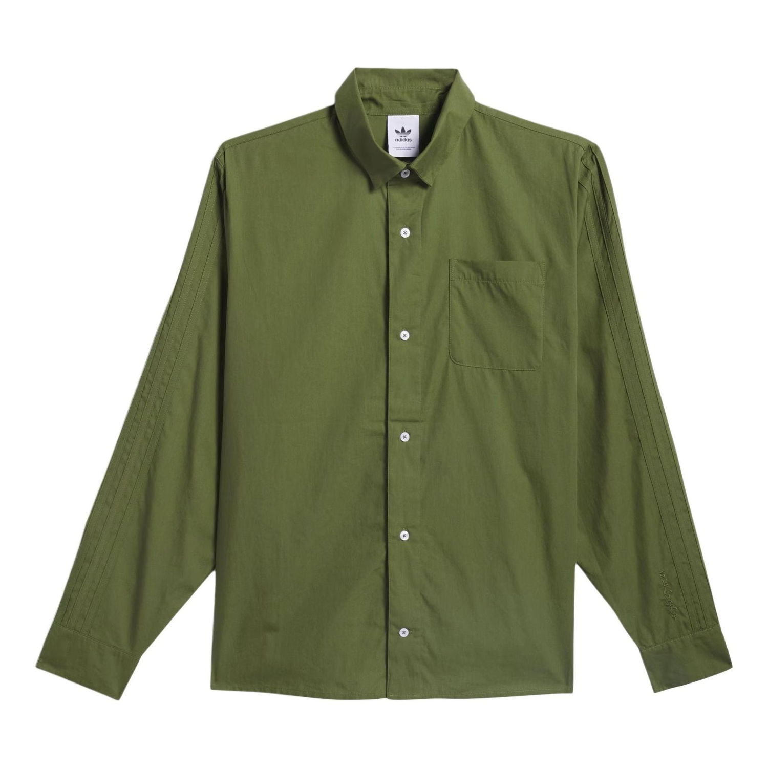 Skjorte adidas Originals Originals Shmoofoil Button-Up Shirt Grøn | IU0081, 0